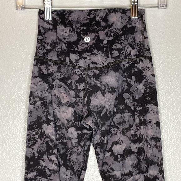 Lululemon Align Pant II 25" Floral Illusion Ice Grey Multi - Picture 12 of 14